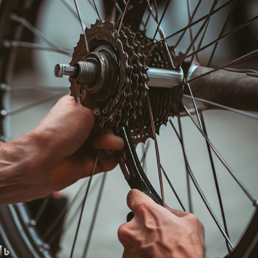 Jak zdjąć tylne koło w rowerze z przerzutkami w piaście?